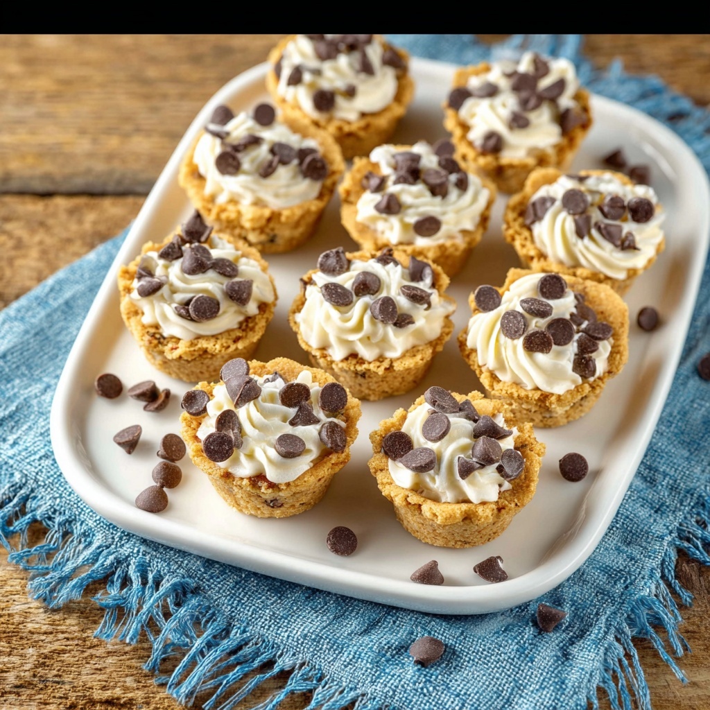 Cannoli Cookie Cups Recipe - Recipe Image
