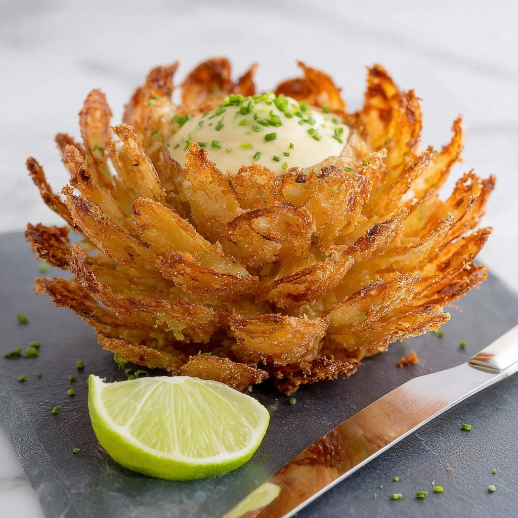 How To Make A Blooming Onion Recipe - Recipe Image
