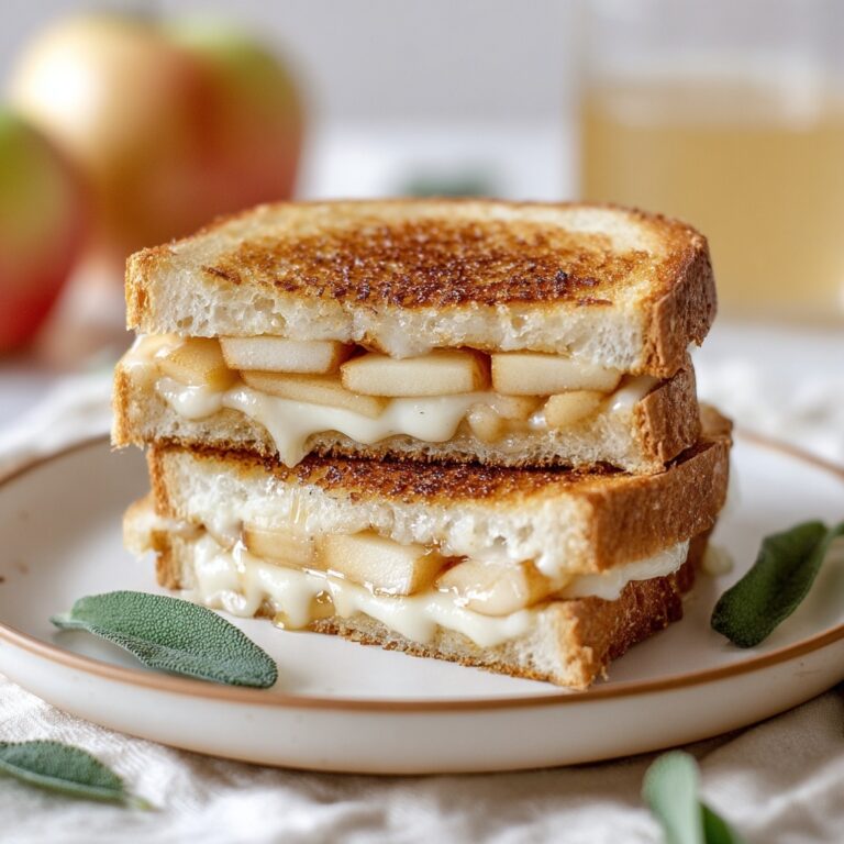 Cinnamon Sugar Brie and Apple Grilled Cheese Recipe