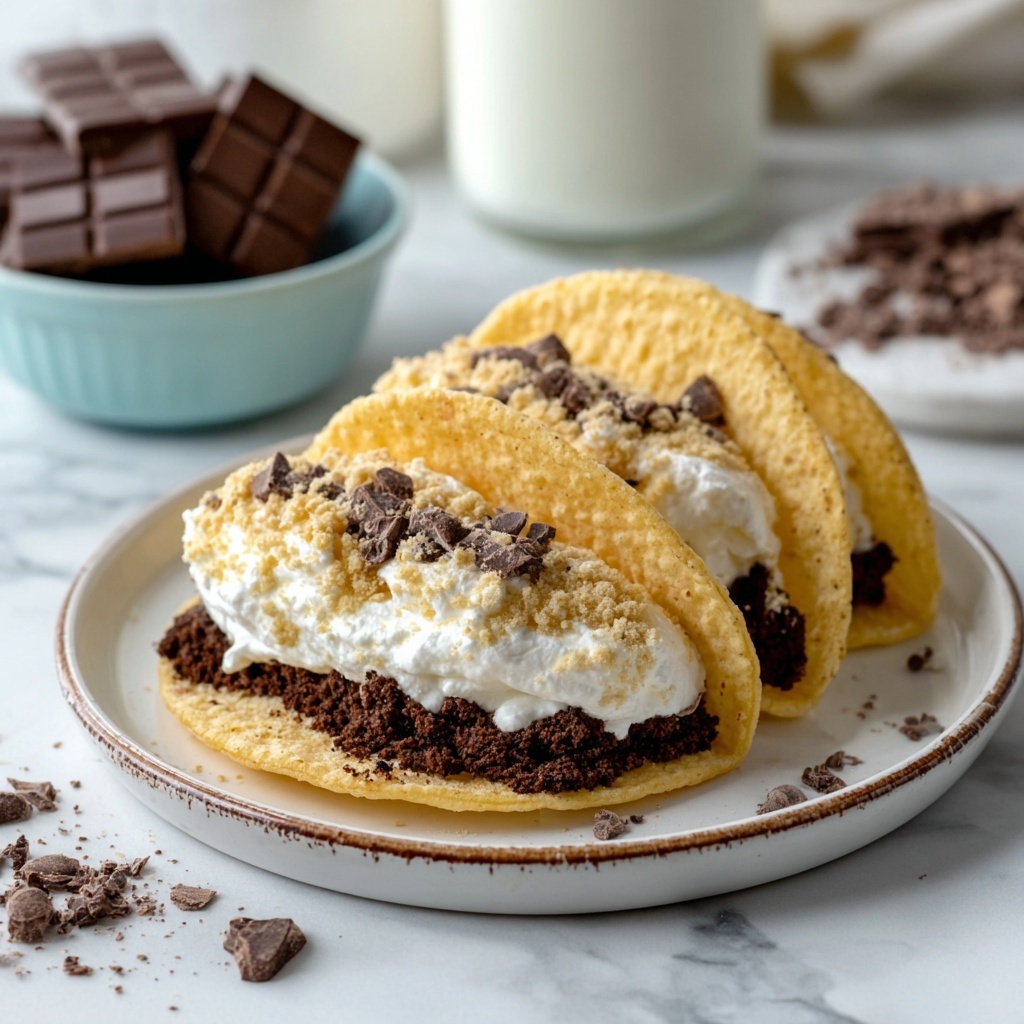Cheesecake Cookie Dough Tacos Recipe - Recipe Image