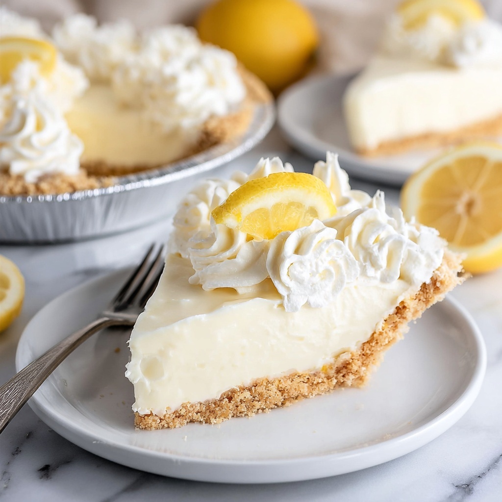 4 Ingredient No Bake Lemonade Pie Recipe - Recipe Image