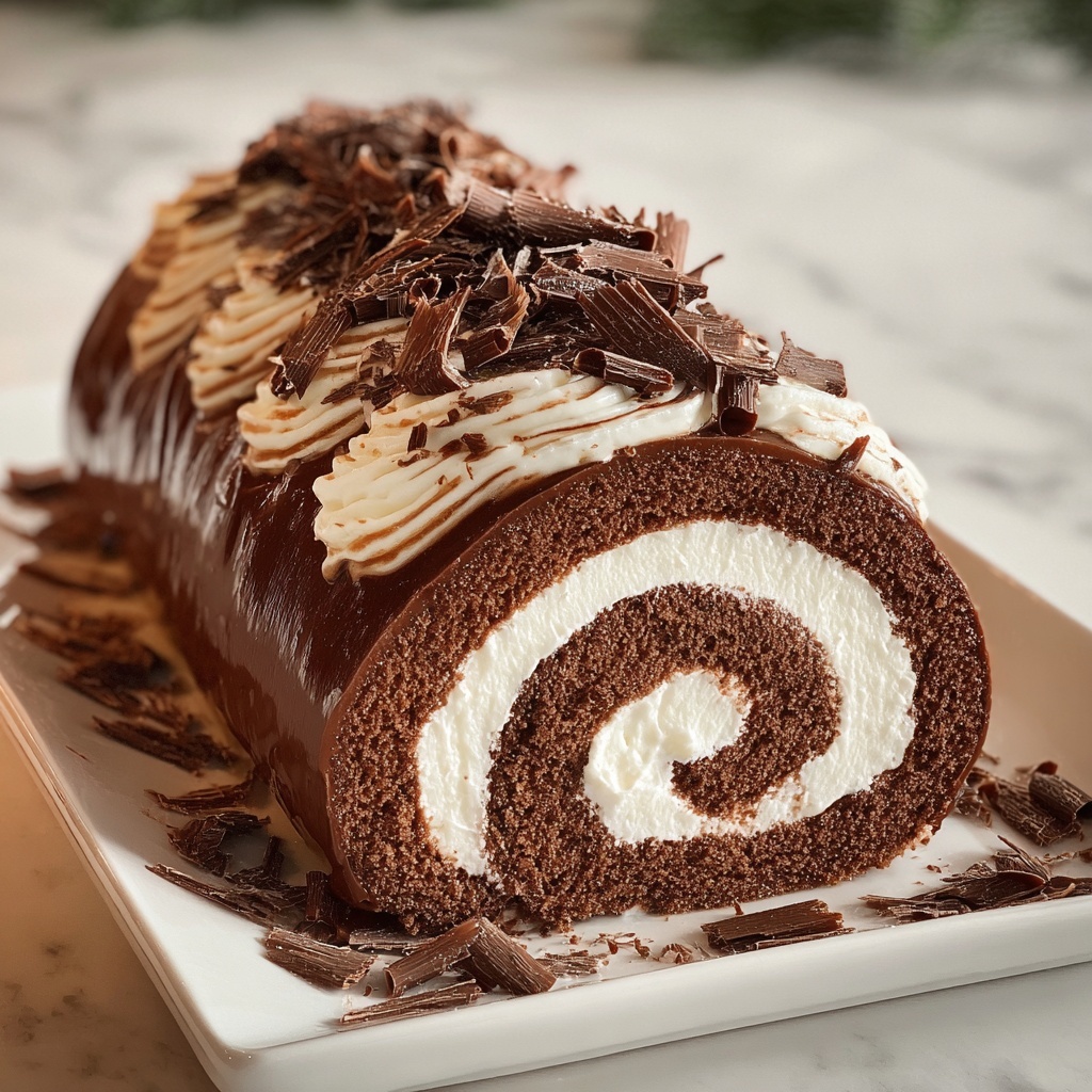 Classic Yule Log Recipe - Recipe Image