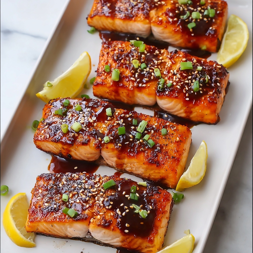 Honey Garlic Salmon Bites Recipe - Recipe Image
