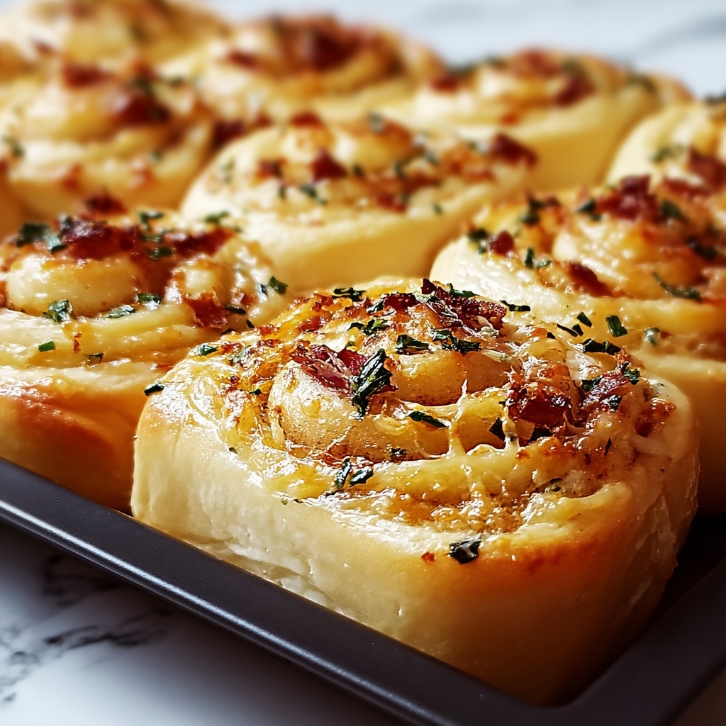 Cheesy Garlic Butter Rollups Recipe - Recipe Image