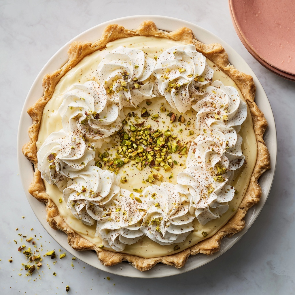 Pistachio Cream Pie Recipe - Recipe Image