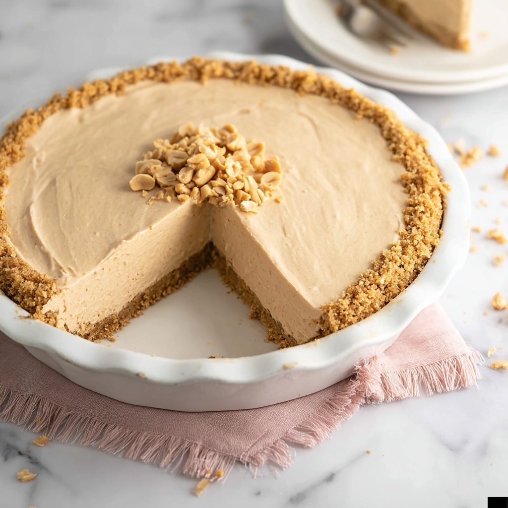 No-Bake Peanut Butter Pie Recipe - Recipe Image