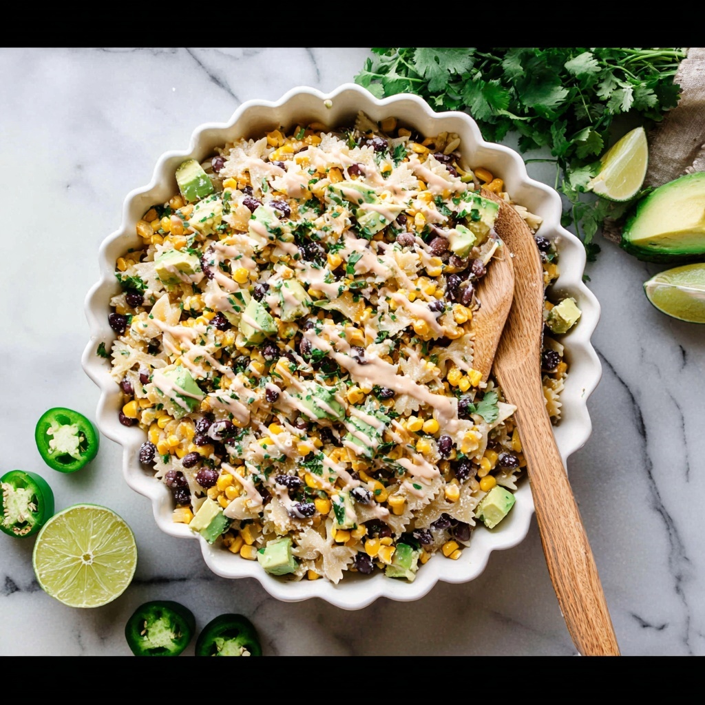 Mexican Street Corn Pasta Salad Recipe - Recipe Image