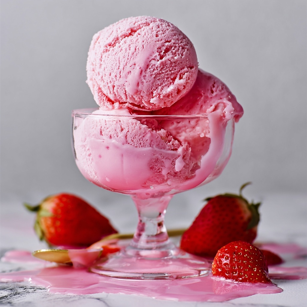 Sweet and Refreshing Strawberry Sorbet Recipe - Recipe Image
