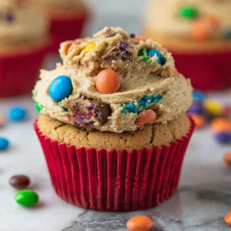 Monster Cookie Dough Cupcakes Recipe