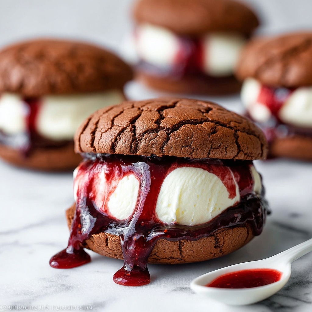 Black Forest Flourless Brownie Cookies Recipe - Recipe Image