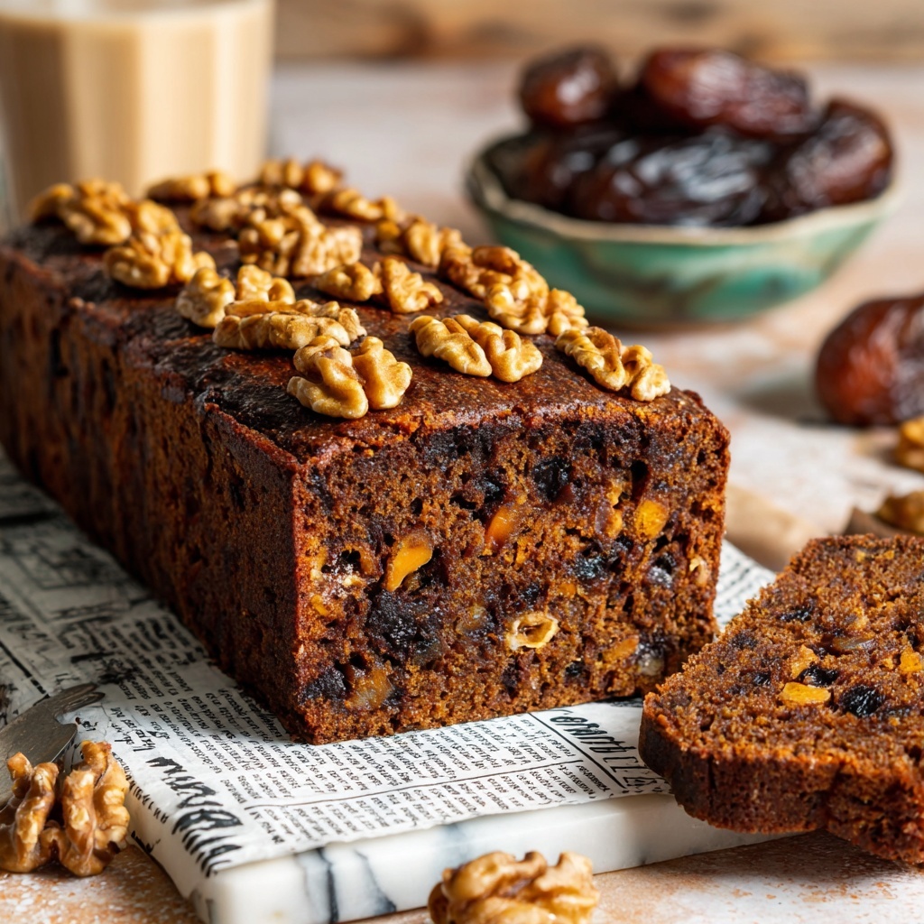 Easy Date and Nut Cake Recipe - Recipe Image