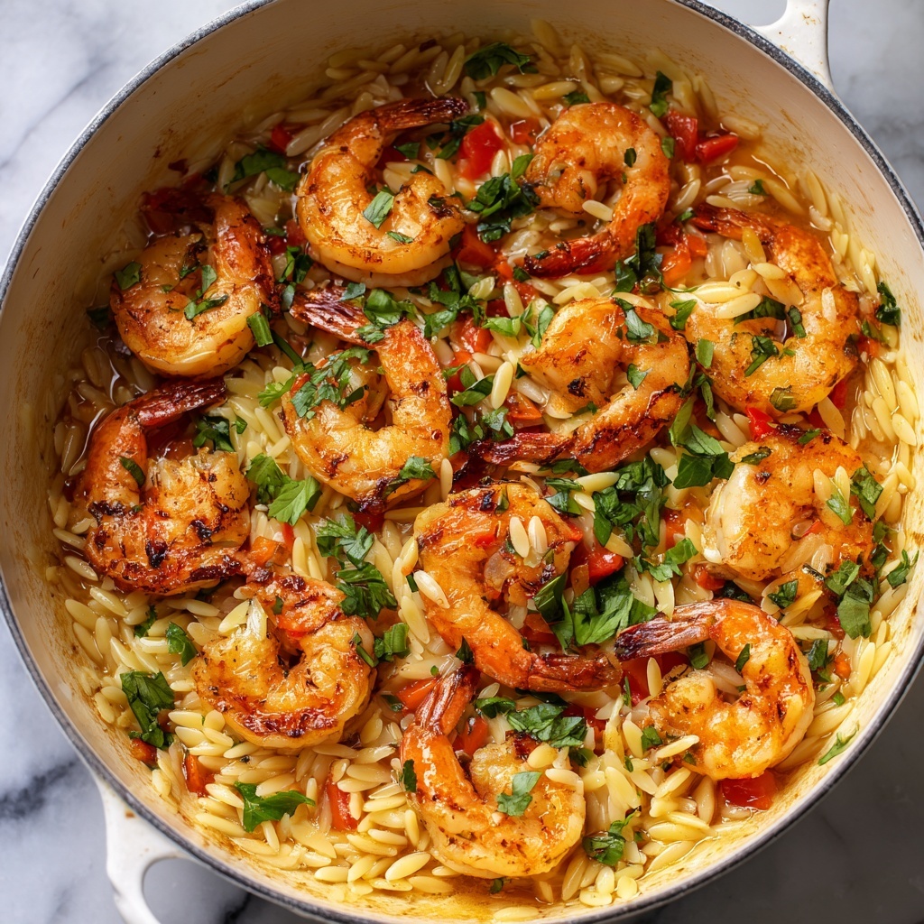 One-Pot Marry Me Shrimp and Orzo Pasta Recipe - Recipe Image