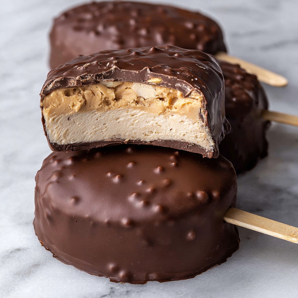 Peanut Butter Frozen Yogurt Bars Recipe - Recipe Image