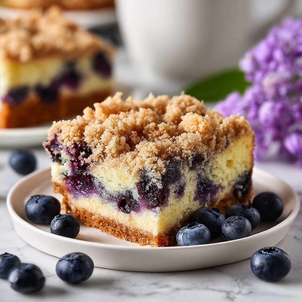 Blueberry Sour Cream Coffee Cake Recipe - Recipe Image