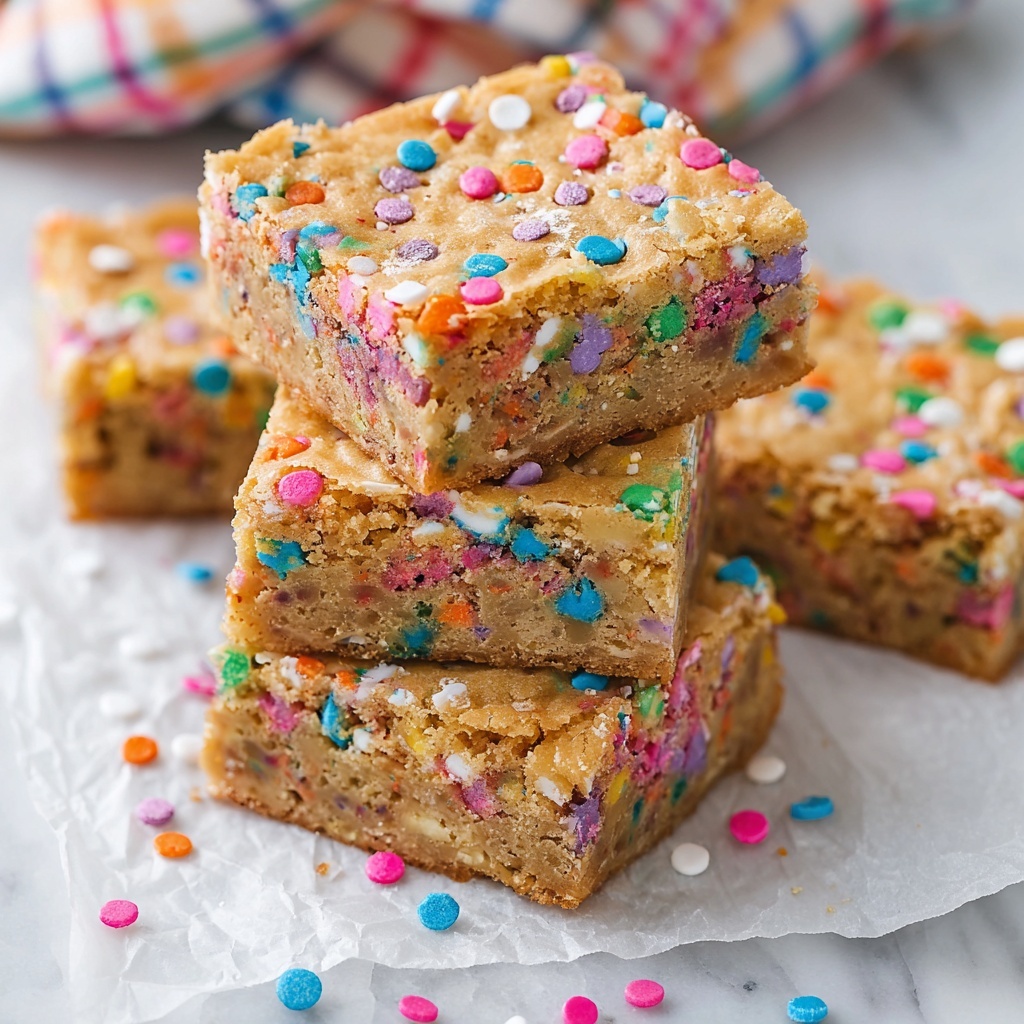 Funfetti Blondies Recipe - Recipe Image