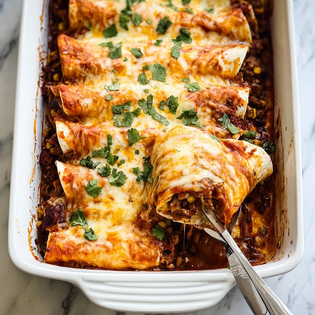 Shredded Beef Enchiladas Recipe - Recipe Image