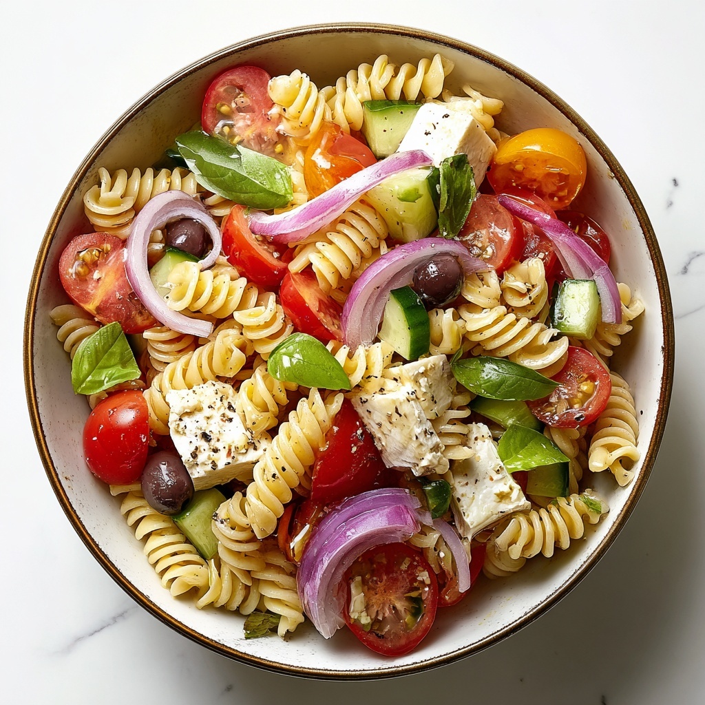 Easy High-Protein Pasta Salad Recipe - Recipe Image