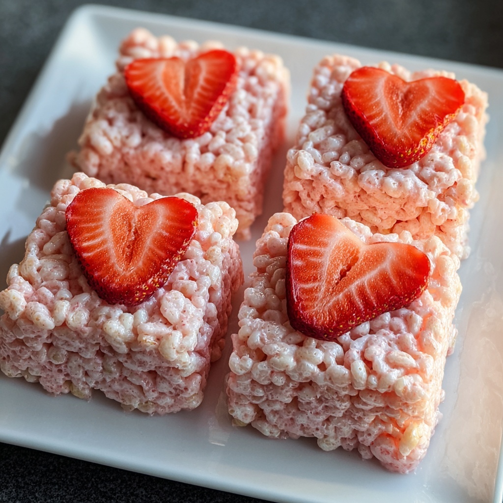 Strawberry Rice Krispie Treats Recipe - Recipe Image