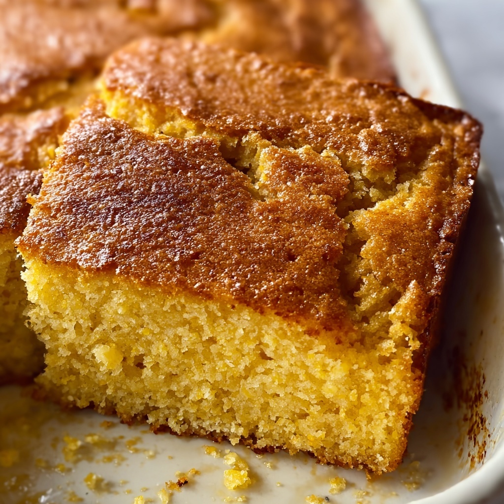 Easy Southern Cornbread with Buttermilk Recipe - Recipe Image