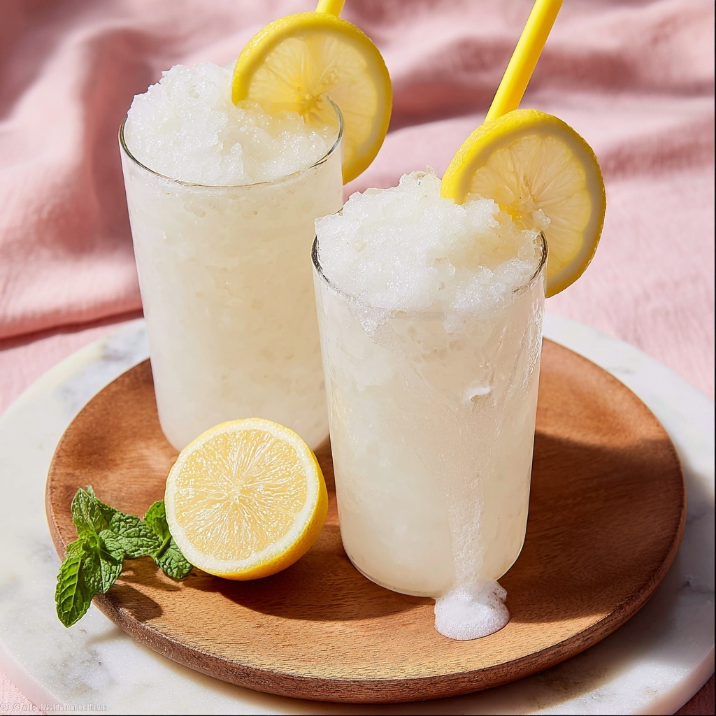 Whipped Frozen Lemonade with Coconut Milk Recipe - Recipe Image