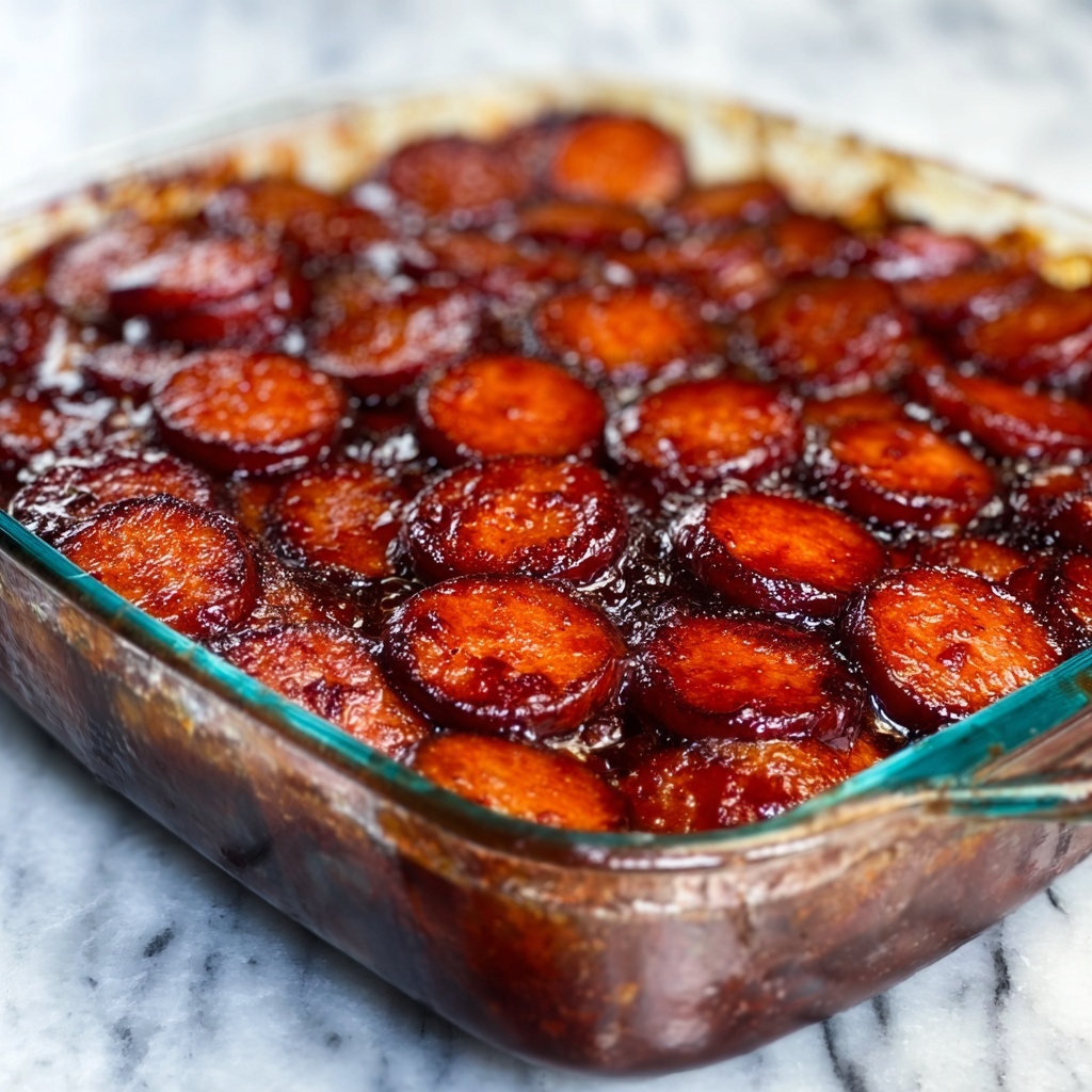 BBQ Baked Sausages Recipe - Recipe Image