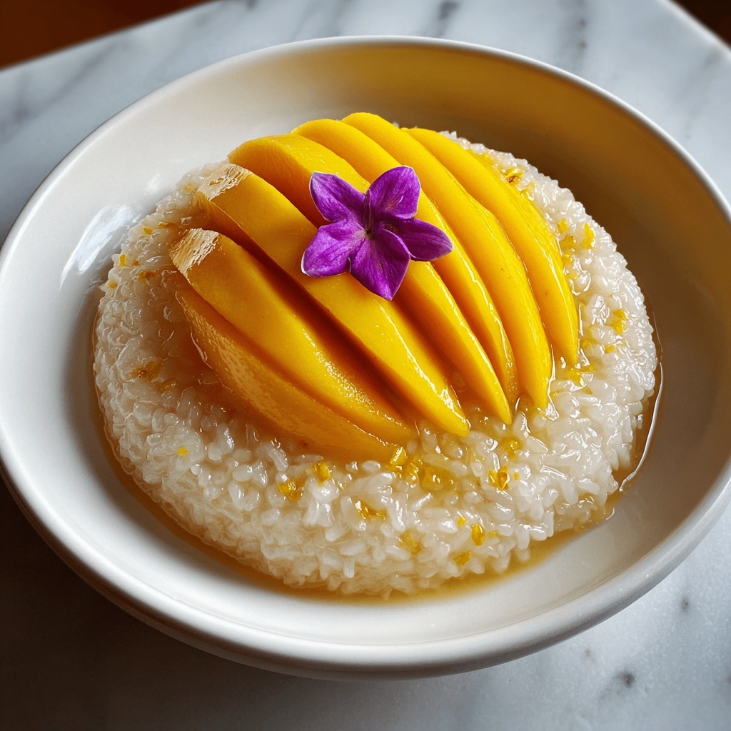 Mango Sticky Rice Recipe - Recipe Image