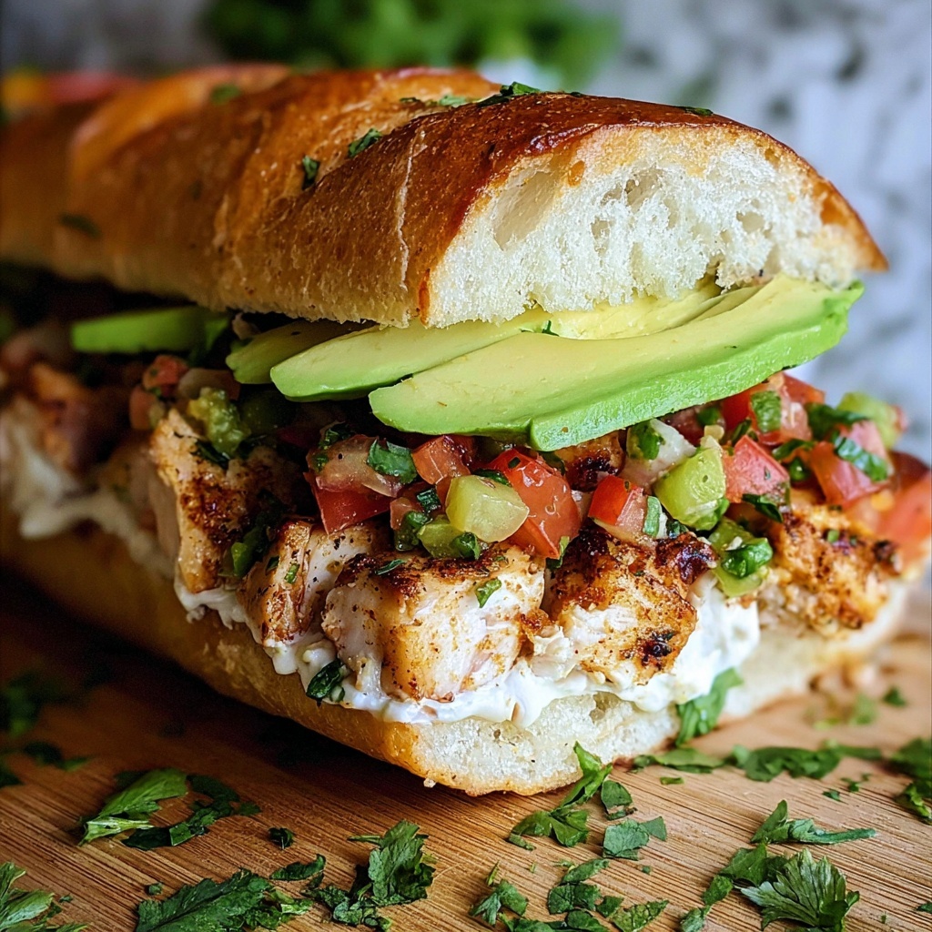 Flavor-Packed Chicken Torta Sandwich Recipe - Recipe Image