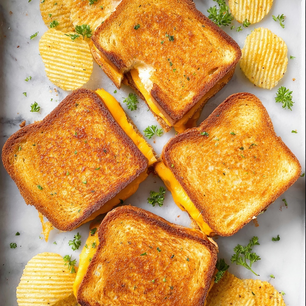 Oven-Grilled Cheese Sandwiches Recipe - Recipe Image