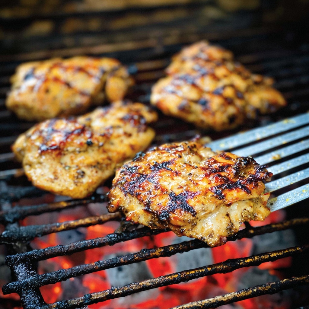 Roasted Garlic Italian Grilled Chicken Recipe - Recipe Image