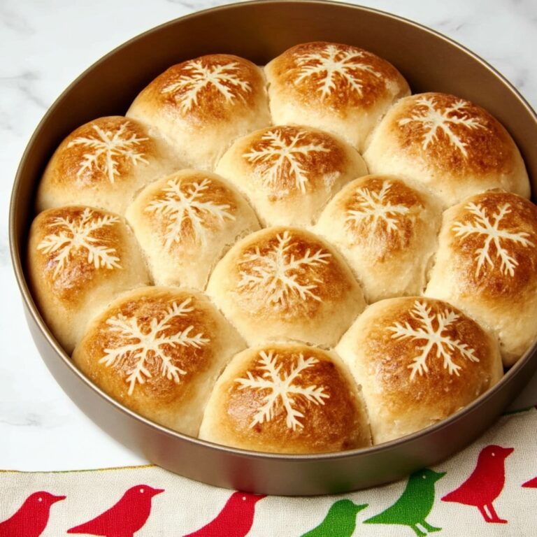 Snowflake Dinner Rolls Recipe
