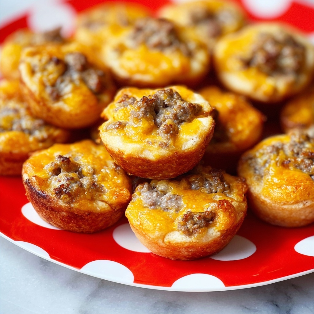 Sausage and Cream Cheese Biscuit Bites Recipe - Recipe Image