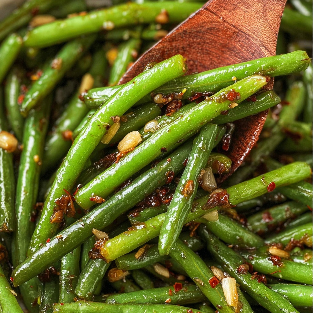 Honey Garlic Green Beans Recipe - Recipe Image