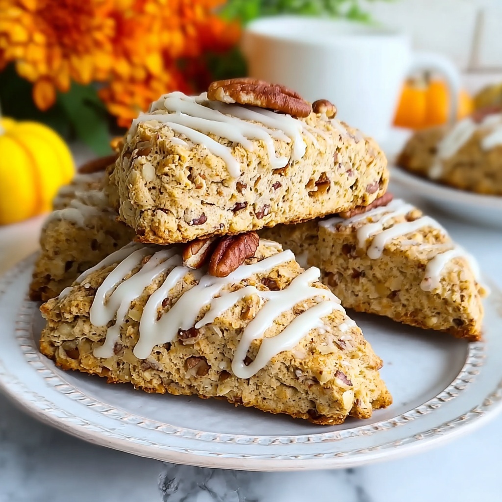 Pumpkin Oatmeal Scones Recipe - Recipe Image