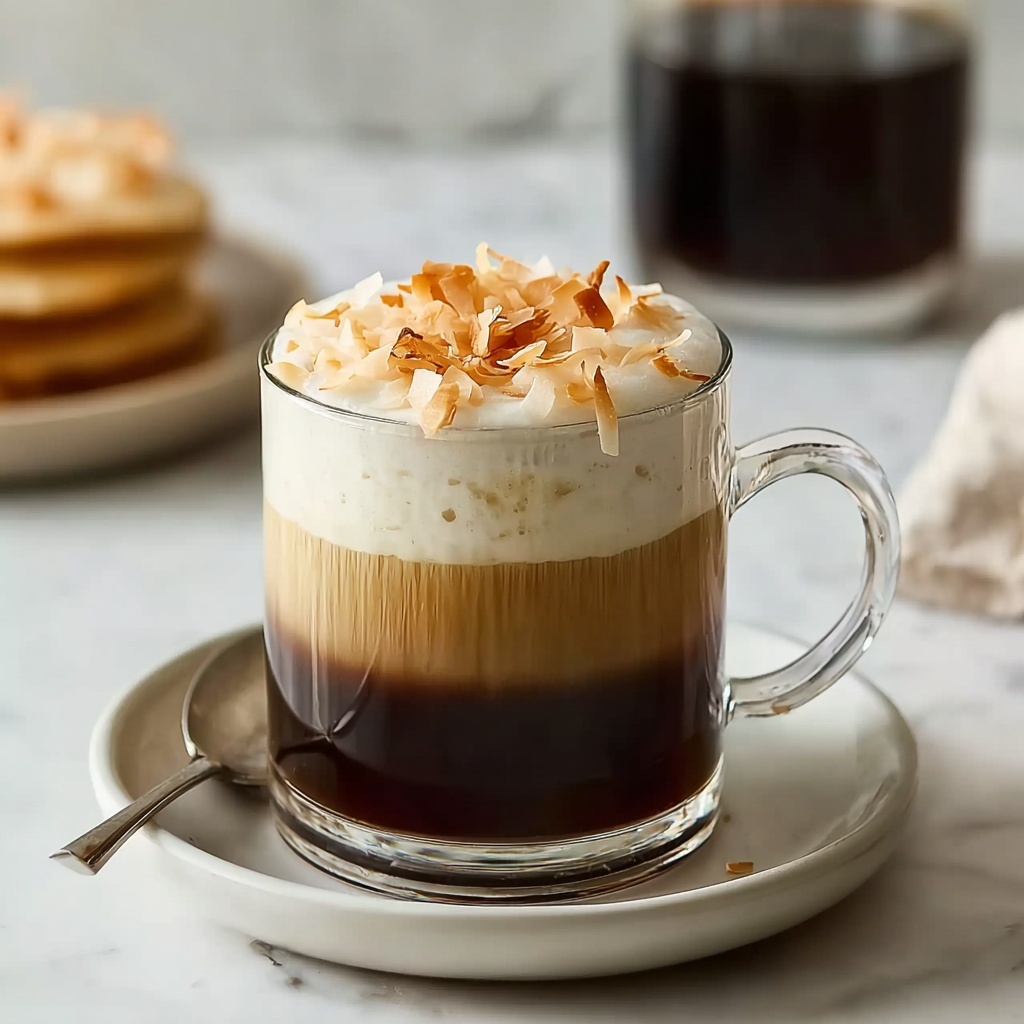 Iced Coconut Milk Latte Recipe - Recipe Image