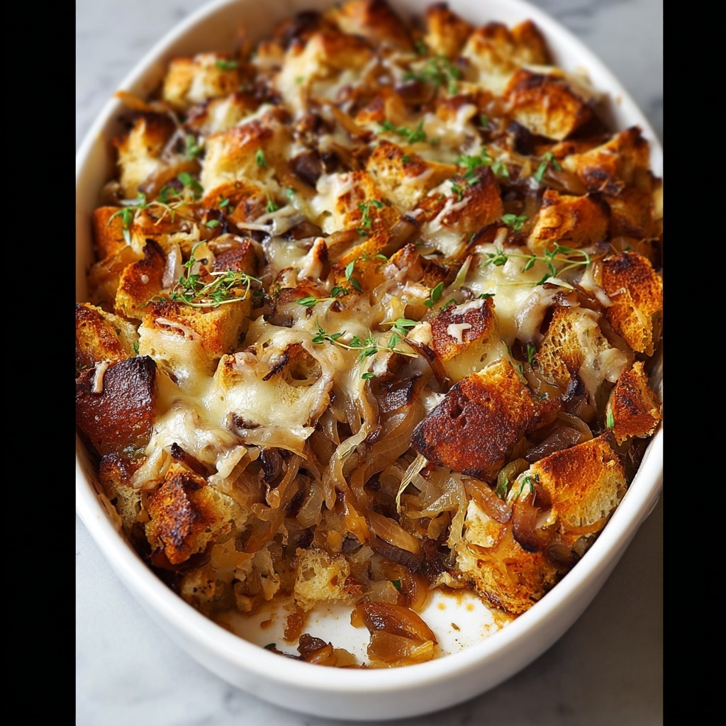 French Onion Mushroom Casserole Recipe - Recipe Image
