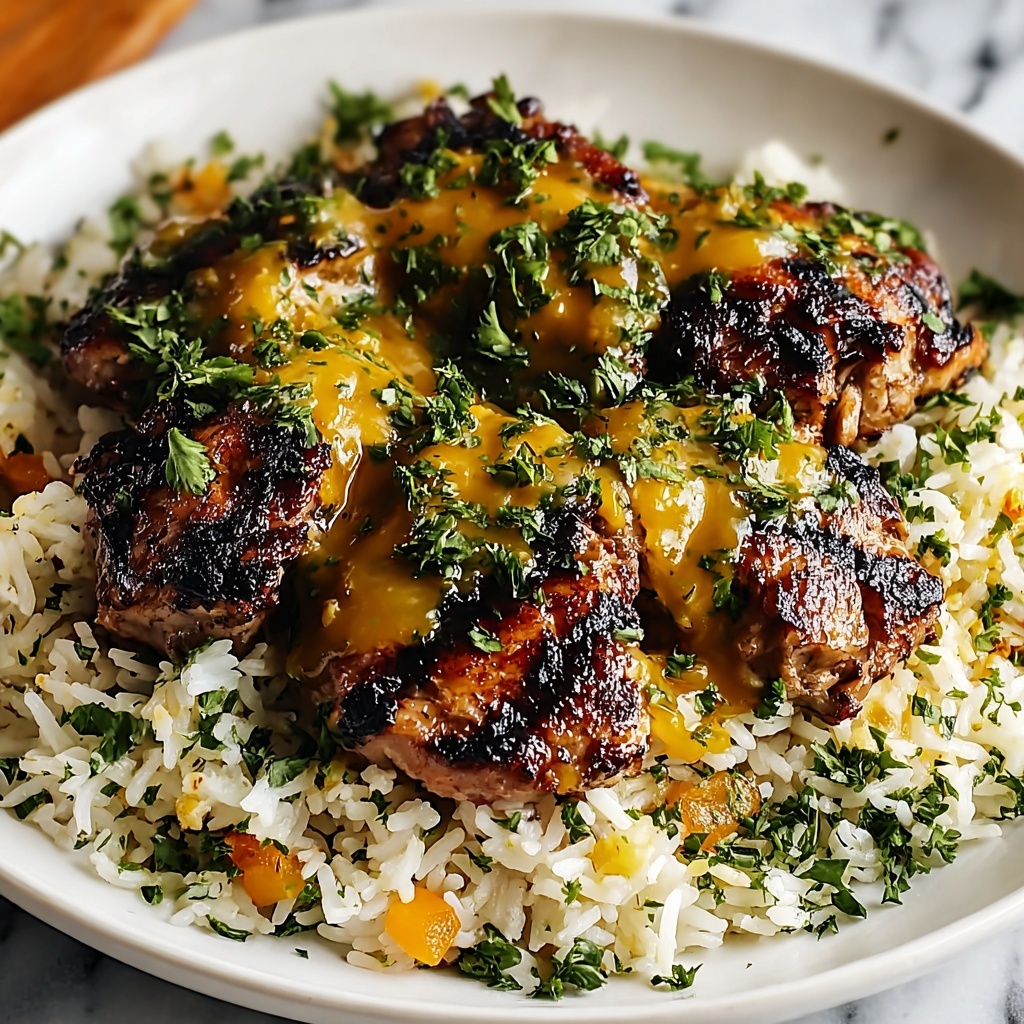 Smothered Chicken and Rice Recipe - Recipe Image