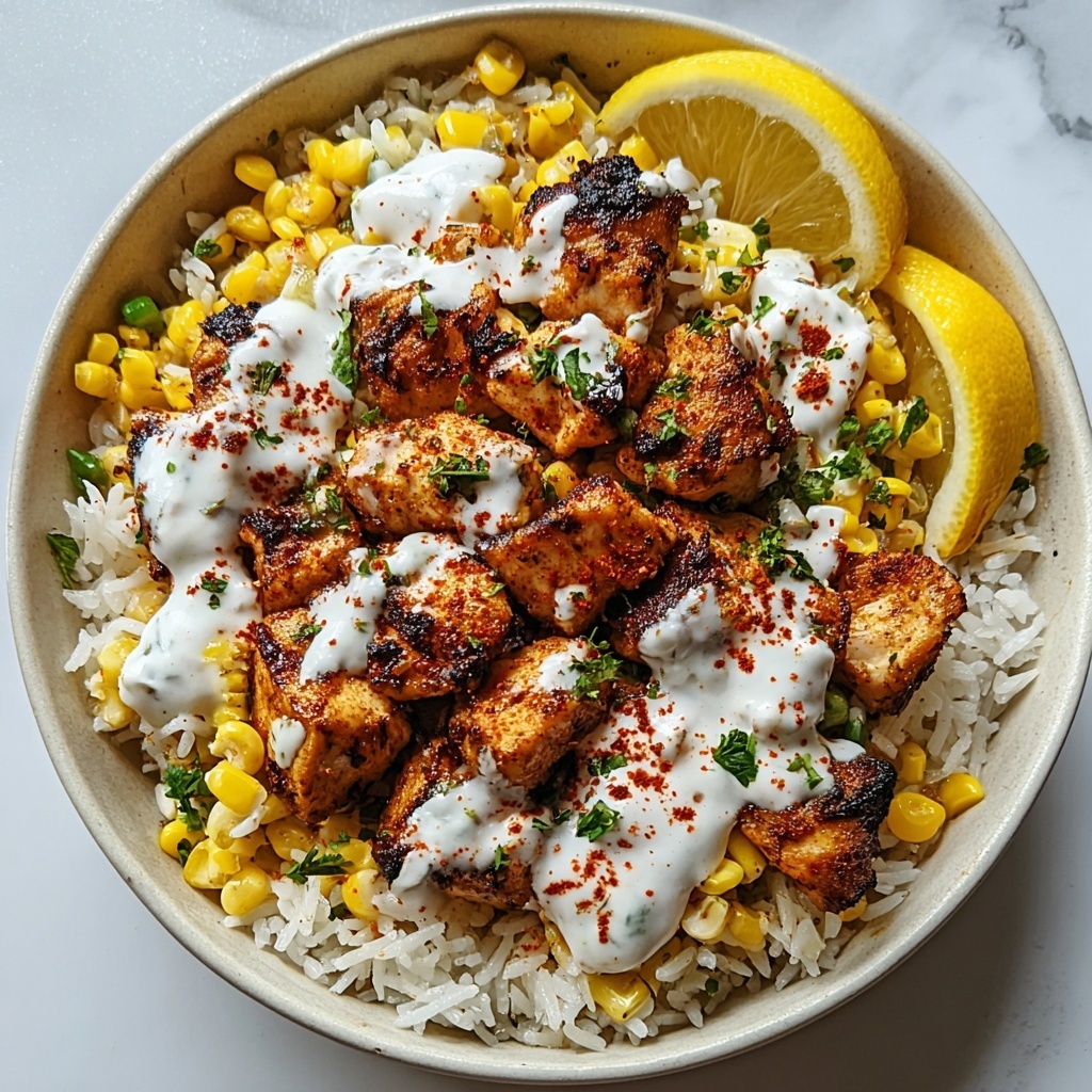 Street Corn Chicken Rice Bowl Recipe - Recipe Image