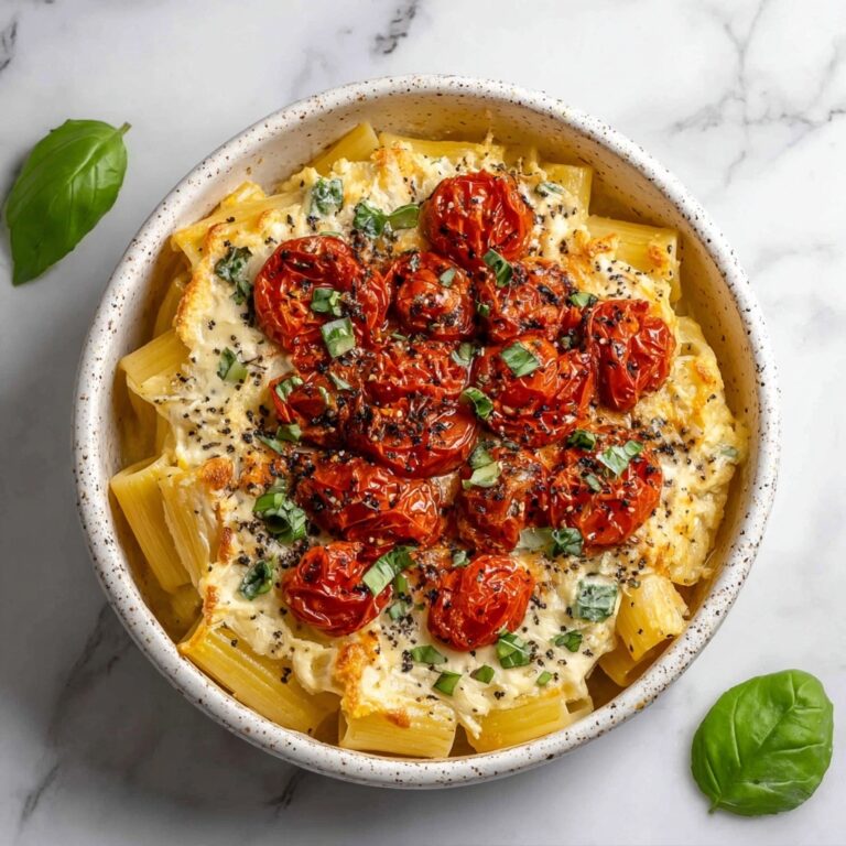 Roasted Tomato and Garlic Ricotta Pasta Recipe