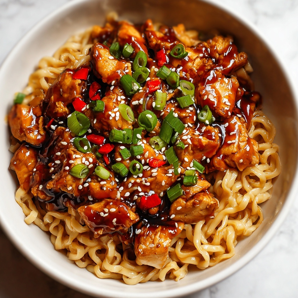 Kung Pao Chicken Noodles Recipe - Recipe Image