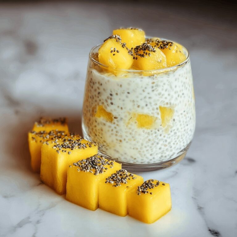 Mango Coconut Overnight Oats Recipe