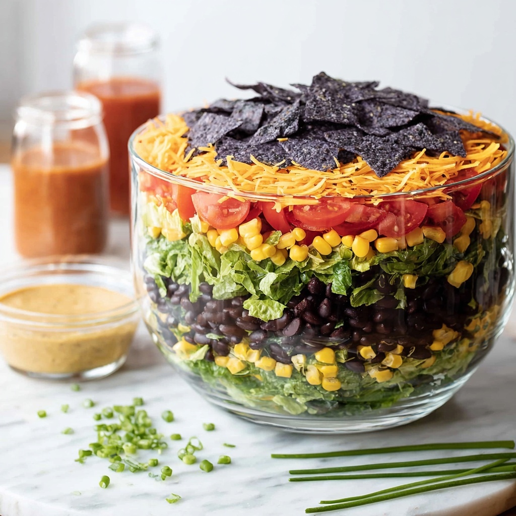 7 Layer Taco Salad Recipe - Recipe Image
