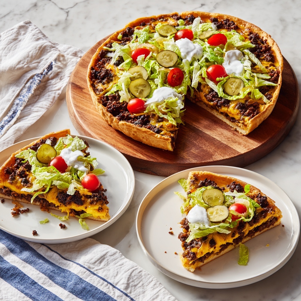 Cheeseburger Pizza Recipe - Recipe Image
