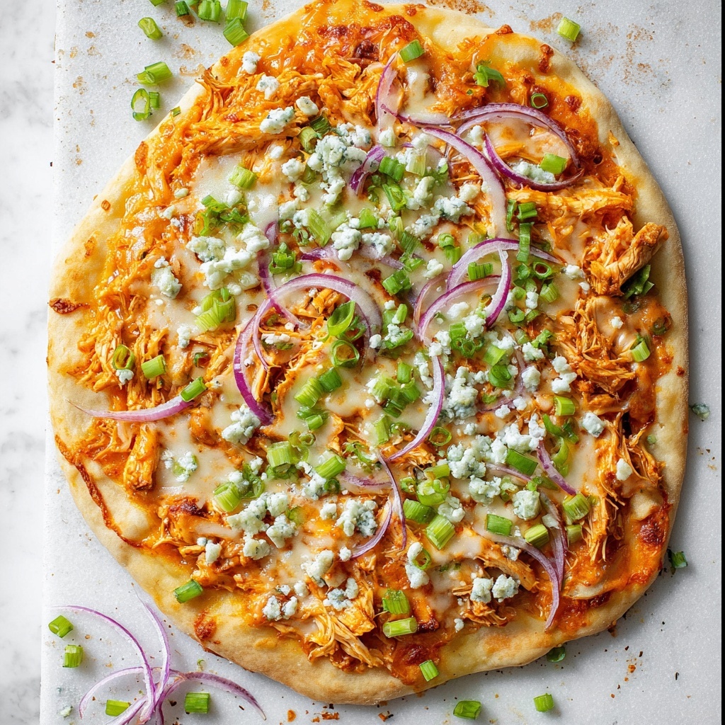 Buffalo Chicken Pizza Recipe - Recipe Image