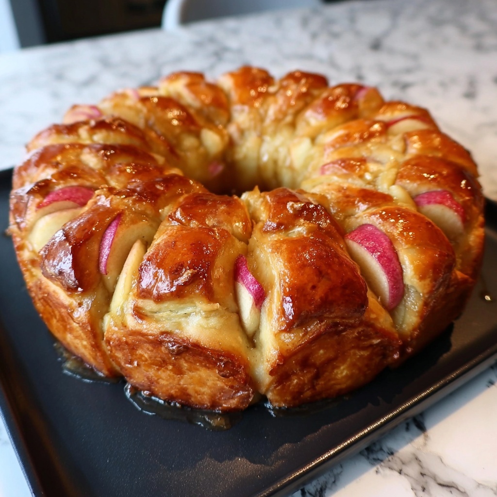 Rhubarb Cream Cheese Monkey Bread Recipe - Recipe Image