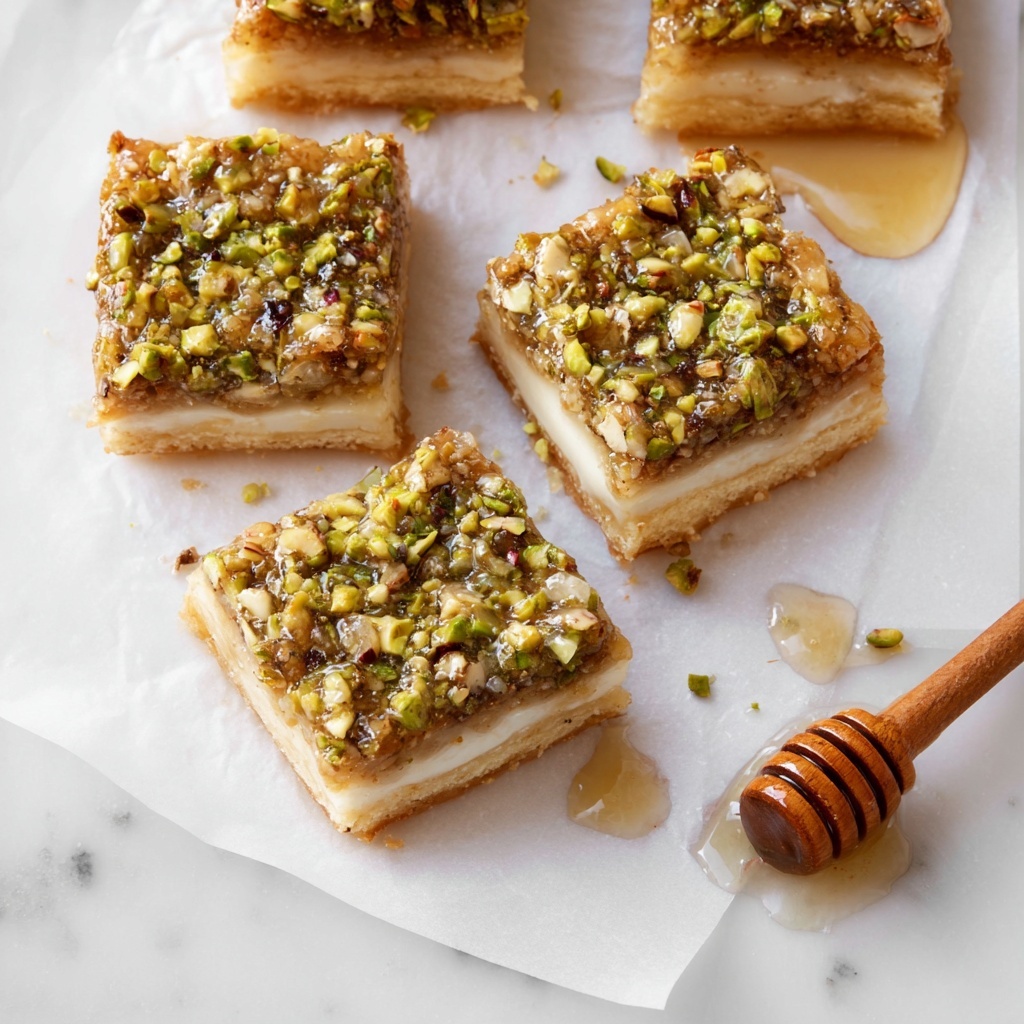 Baklava Cheesecake Bars Recipe - Recipe Image
