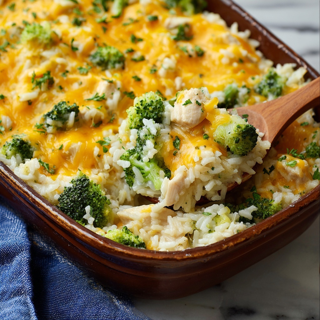 Chicken Broccoli Rice Casserole Recipe - Recipe Image