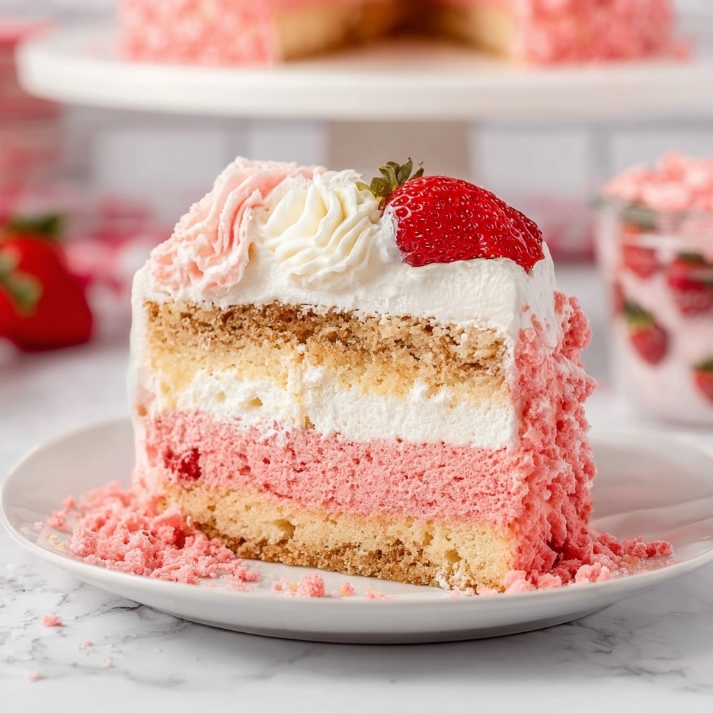 Strawberry Shortcake Cheesecake Recipe - Recipe Image
