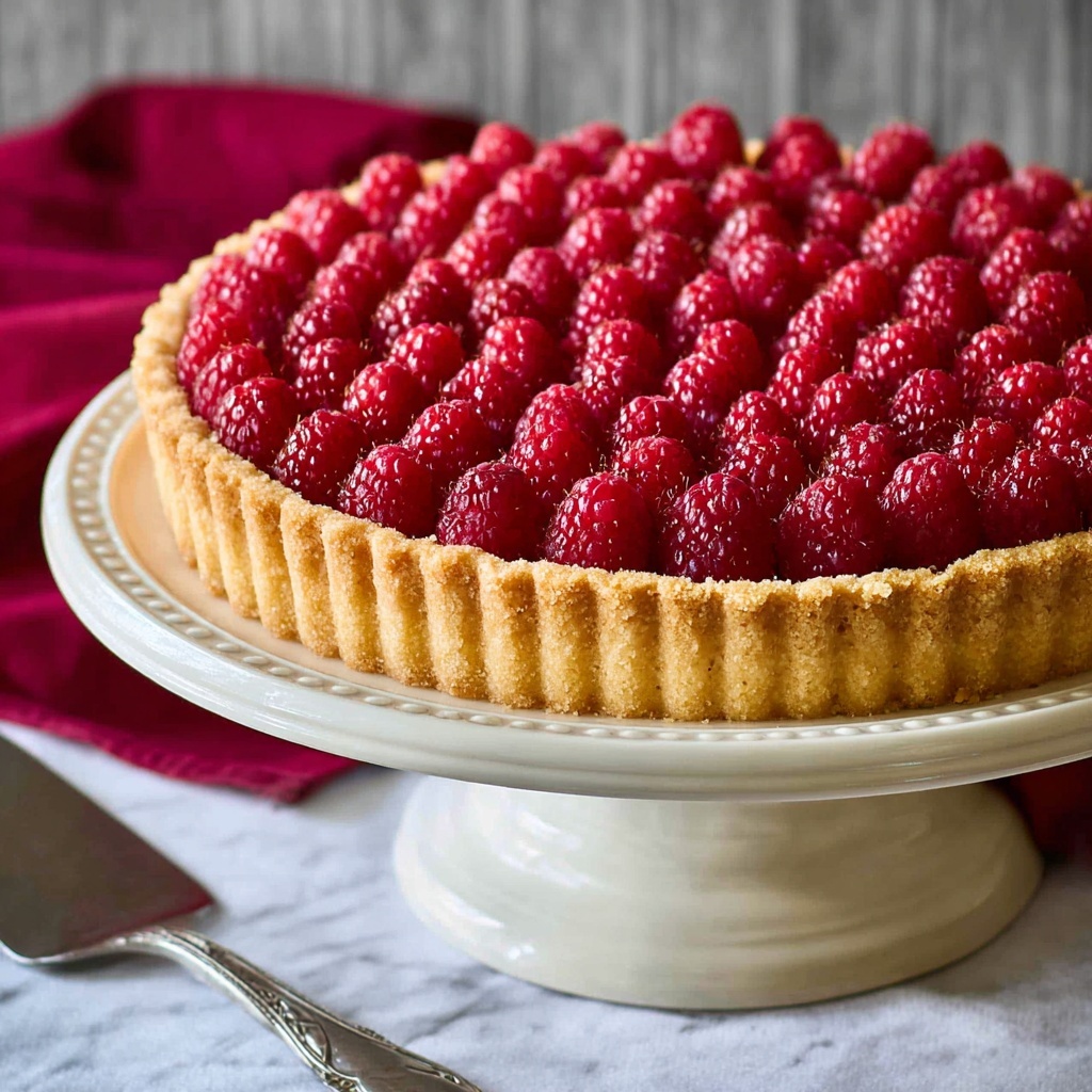 Chocolate and Raspberry Tart Recipe - Recipe Image