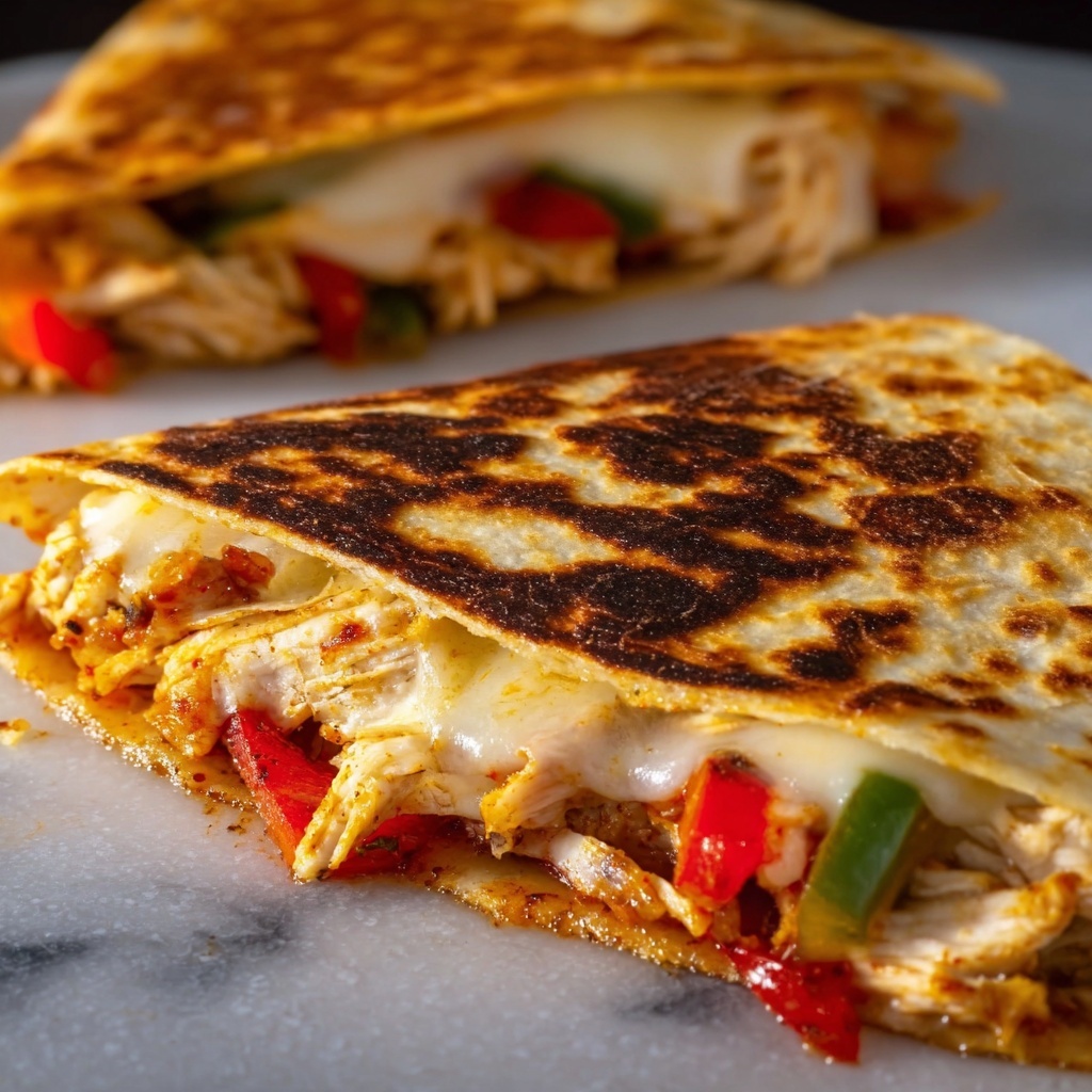 Blackstone Chicken Fajita Quesadillas Recipe - Recipe Image