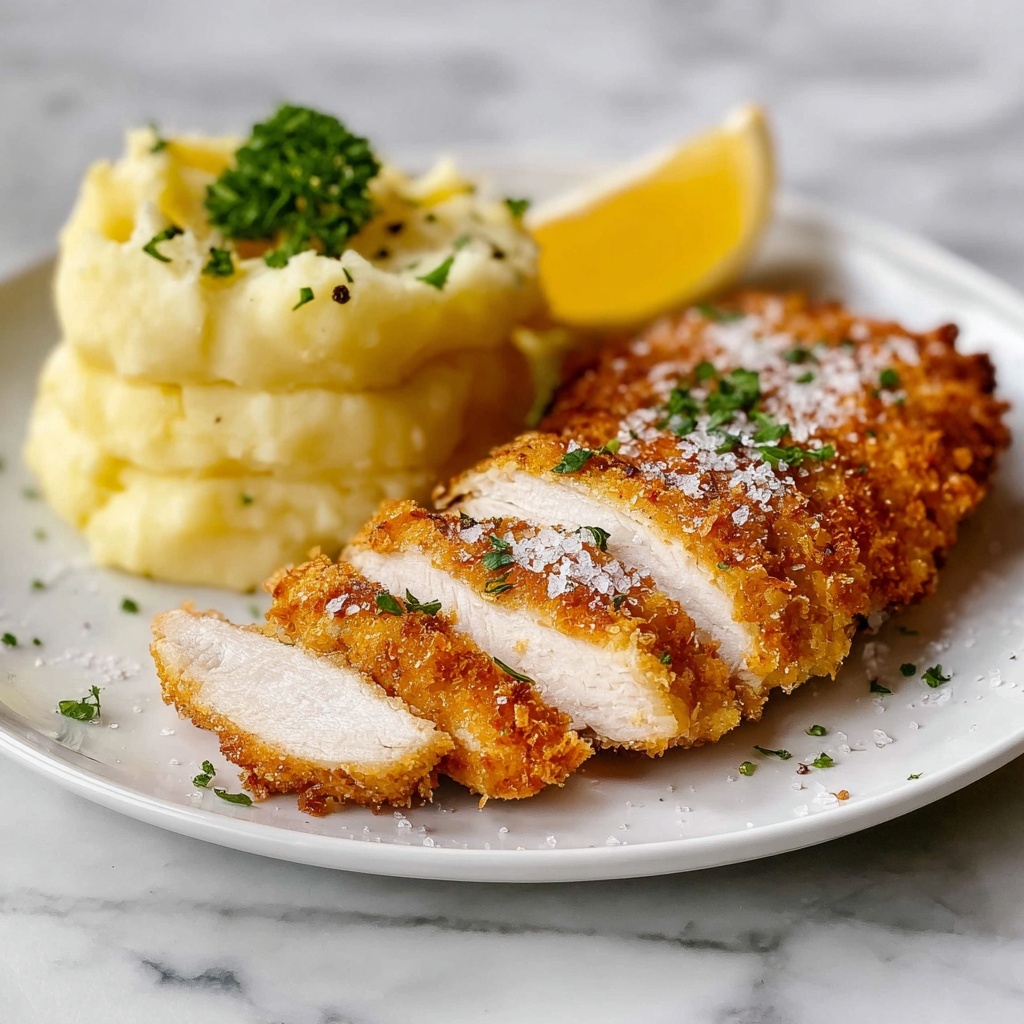 Crispy Chicken Schnitzel Recipe - Recipe Image